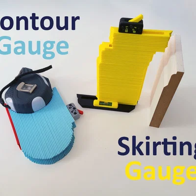 Thước dò biên dạng & cữ vạch chân tường có khóa (Lockable Contour & Skirting Board Scribing Gauge)