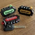 Móc Khóa Xích Con Lăn Xe Máy (Motorcycle Roller Chain Key Ring) - Thumbnail 1