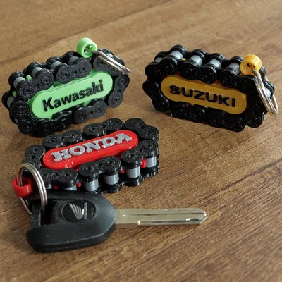 Móc Khóa Xích Con Lăn Xe Máy (Motorcycle Roller Chain Key Ring)