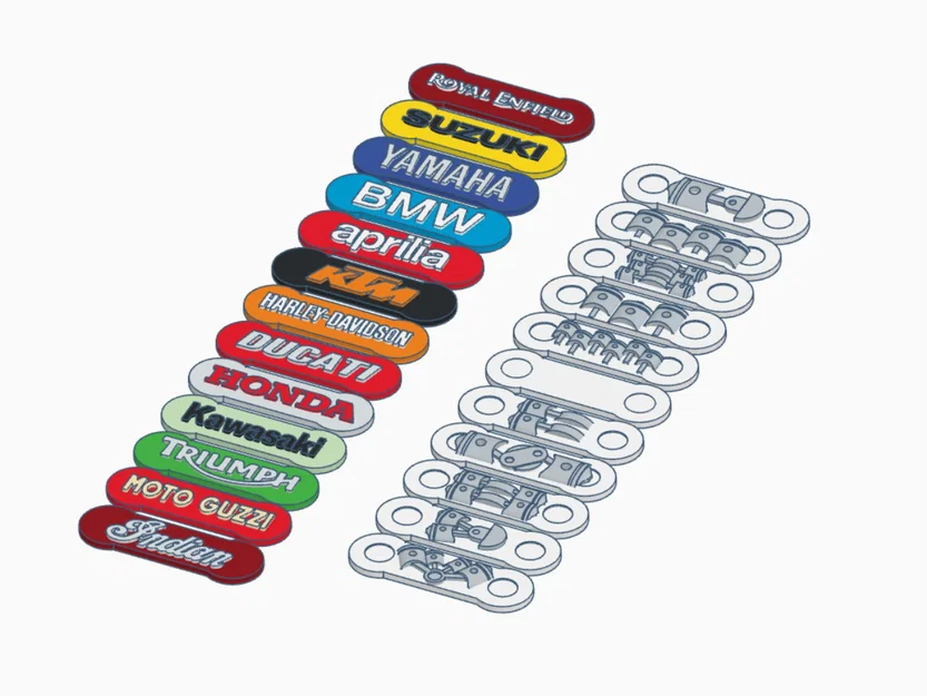 Móc Khóa Xích Con Lăn Xe Máy (Motorcycle Roller Chain Key Ring) - Image 4