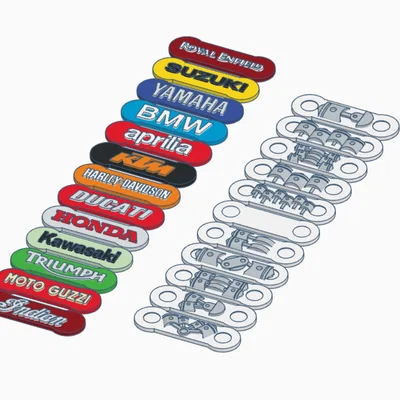Móc Khóa Xích Con Lăn Xe Máy (Motorcycle Roller Chain Key Ring)
