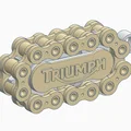 Móc Khóa Xích Con Lăn Xe Máy (Motorcycle Roller Chain Key Ring) - Thumbnail 5