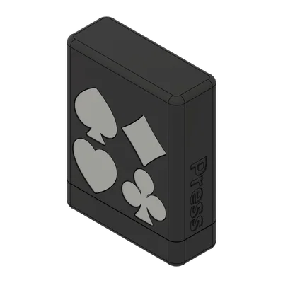 Hộp cứng đựng bài tây (Poker size) - Playing Cards Hardcase