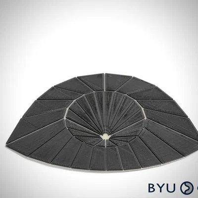 Elliptic Infinity – Mẫu gấp origami dạng elip