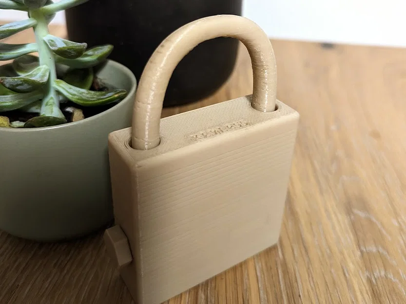 KEYLESS - Ổ khóa Puzzle Lock Print-in-Place (không cần chìa) - Image 1