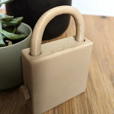 KEYLESS - Ổ khóa Puzzle Lock Print-in-Place (không cần chìa)
