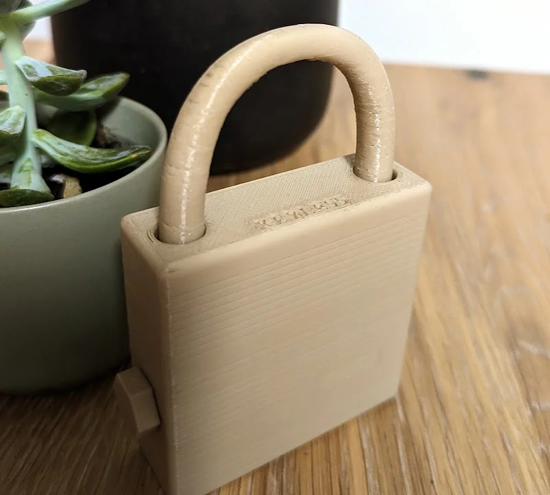 KEYLESS - Ổ khóa Puzzle Lock Print-in-Place (không cần chìa)