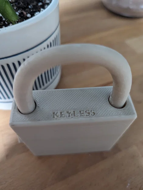 KEYLESS - Ổ khóa Puzzle Lock Print-in-Place (không cần chìa) - Image 3