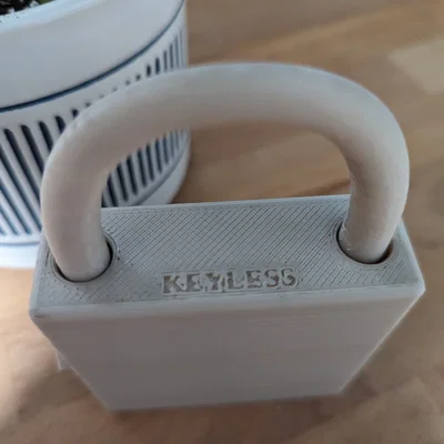 KEYLESS - Ổ khóa Puzzle Lock Print-in-Place (không cần chìa)