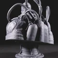 Tượng Bán Thân Bane (đã pre-supported) - Thumbnail 4
