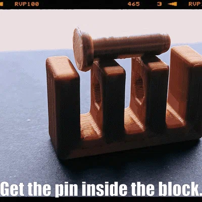 Pin trong Block (Brainteaser) - Trò đố mẹo rút/đút pin
