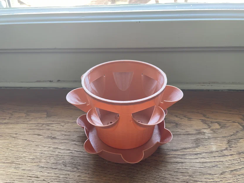 Chậu Trồng Cây Nhiều Ngăn kèm Đế Lót (Multi Pot with Pot Coaster) - Image 2