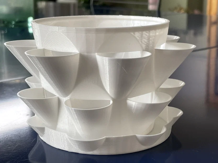 Chậu Trồng Cây Nhiều Ngăn kèm Đế Lót (Multi Pot with Pot Coaster) - Image 4