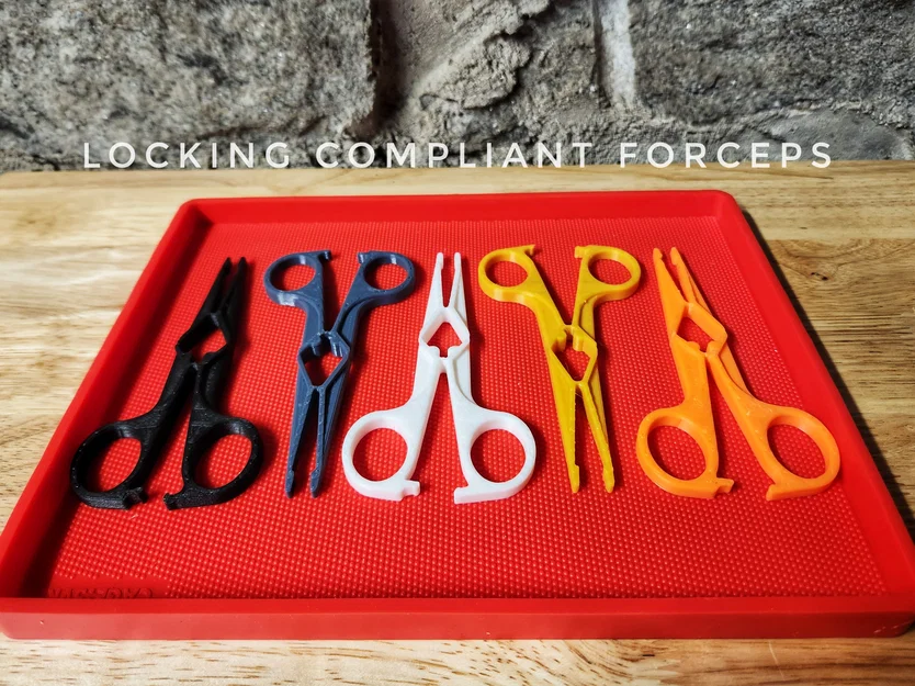 Kẹp Forceps Khóa Hobby – Một Mảnh, Compliant Joints - Image 1