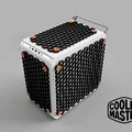 Cooler Master QUBE 500 - Panel tường lưu trữ tổ ong (Honeycomb Storage Wall) - Thumbnail 1