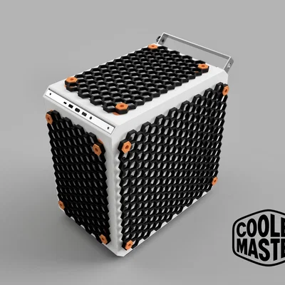 Cooler Master QUBE 500 - Panel tường lưu trữ tổ ong (Honeycomb Storage Wall)