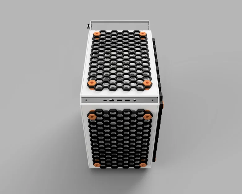 Cooler Master QUBE 500 - Panel tường lưu trữ tổ ong (Honeycomb Storage Wall) - Image 2