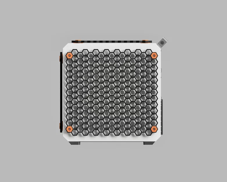 Cooler Master QUBE 500 - Panel tường lưu trữ tổ ong (Honeycomb Storage Wall) - Image 3