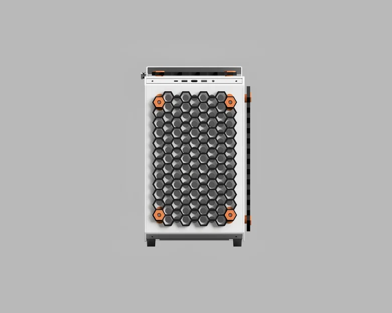 Cooler Master QUBE 500 - Panel tường lưu trữ tổ ong (Honeycomb Storage Wall) - Image 4