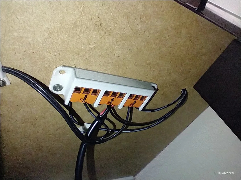 Giá đỡ đầu nối Wago 221 cố định dây điện gọn gàng cho DIY - Image 1