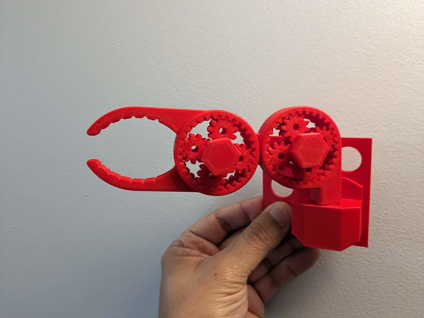 Kẹp Mantis Xoay Khớp Bằng Dial (Print-In-Place) - Image 1