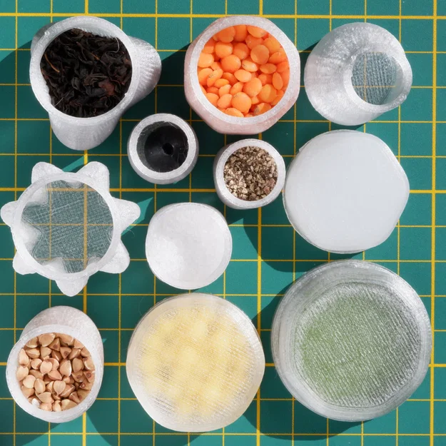 Hũ/chai nhỏ nhẹ tùy chỉnh với nắp vặn ren - Image 3