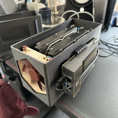 Case HDD cho Zimaboard kèm quạt (chứa 2 ổ 3.5")