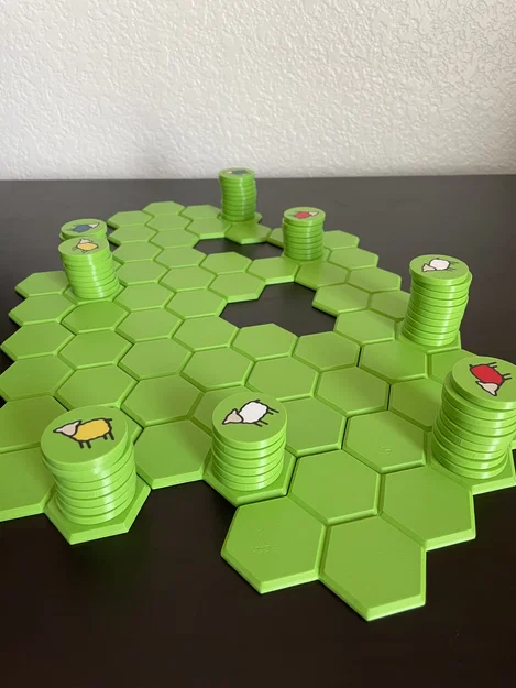 Battle Sheep Board Game – Trò chơi bàn cờ cừu chiến (in 3D) - Image 3