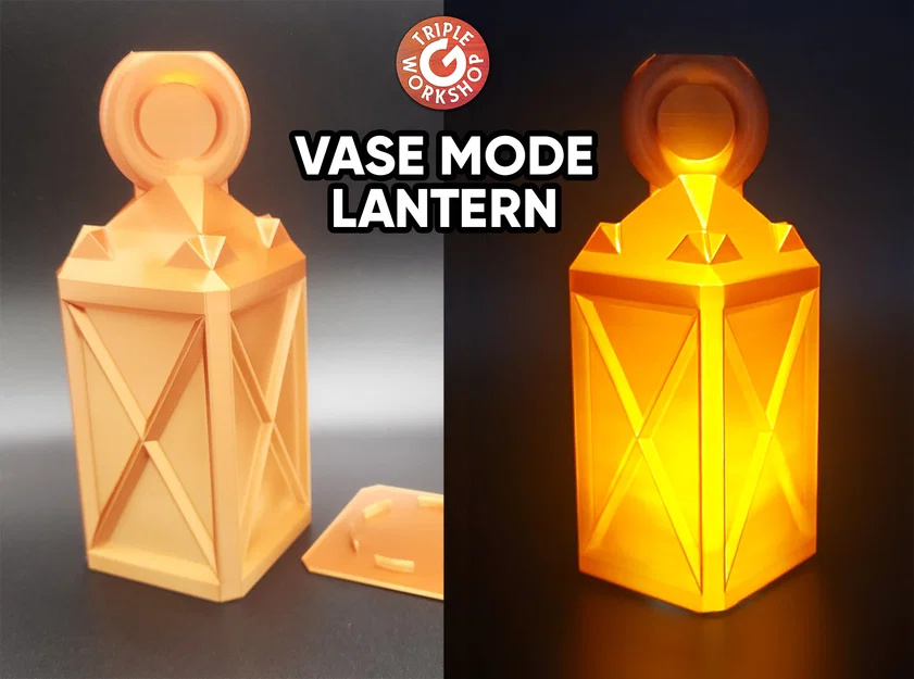 Đèn Lồng Trang Trí Vase Mode In 3D Đẹp Mắt - Image 1
