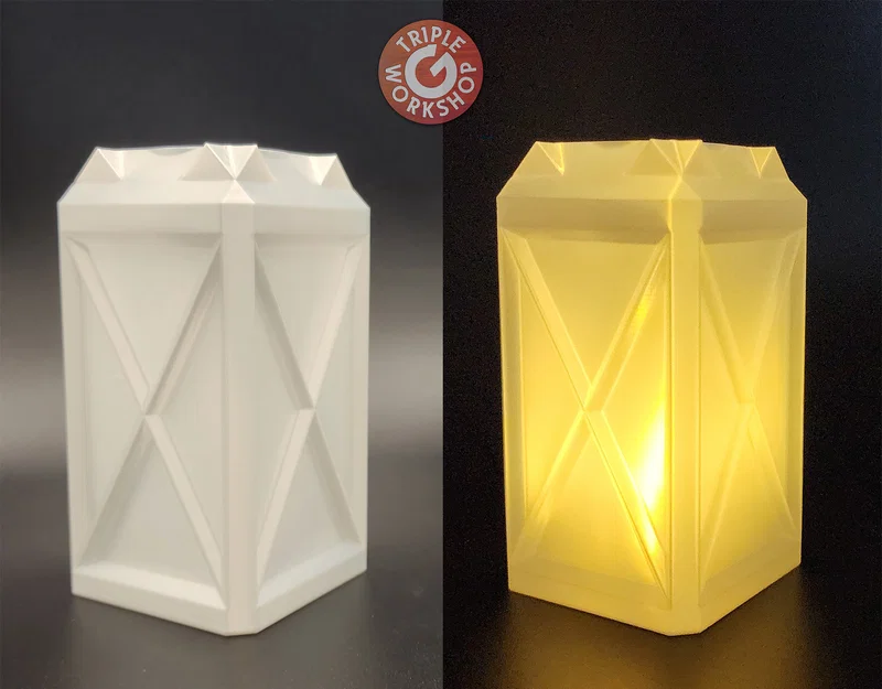 Đèn lồng trang trí 3D tinh tế (Lantern Vase Mode) - Image 1