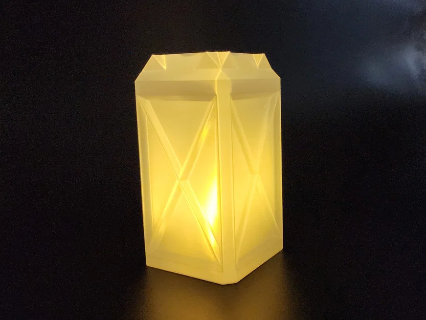 Đèn lồng trang trí 3D tinh tế (Lantern Vase Mode) - Image 4