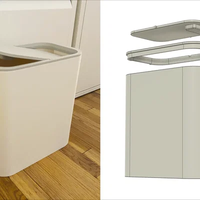 Thùng Rác Nhỏ Maker (Maker's Bin) Có Nắp
