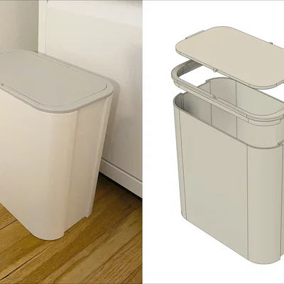 Thùng Rác Nhỏ Maker (Maker's Bin) Có Nắp