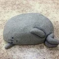 Mô hình Sad Pet Rock Meme 3D trang trí bàn làm việc cực chất - Thumbnail 1