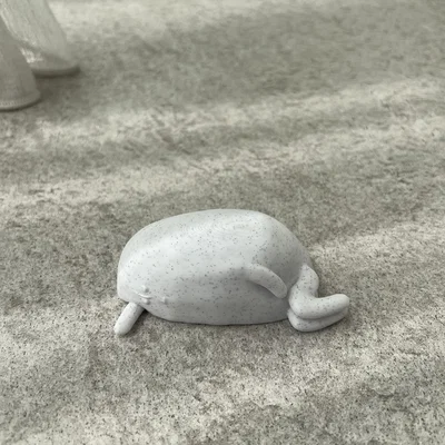 Mô hình Sad Pet Rock Meme 3D trang trí bàn làm việc cực chất