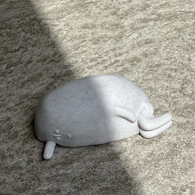 Mô hình Sad Pet Rock Meme 3D trang trí bàn làm việc cực chất