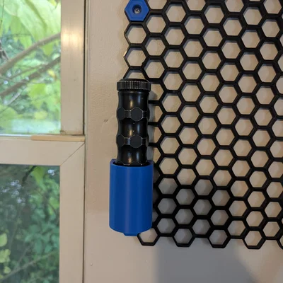 Giá treo đèn pin cho bảng Honeycomb Storage Wall (In 3D)