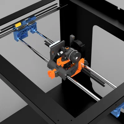 QIDI X-Max - X-Gantry cải tiến kèm bộ căng dây (Tensioners)