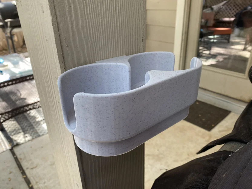 Giá để ly đôi gắn tường (Wall-Mount Double Cupholder) - Image 1