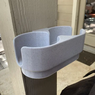 Giá để ly đôi gắn tường (Wall-Mount Double Cupholder)