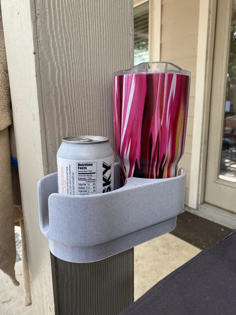 Giá để ly đôi gắn tường (Wall-Mount Double Cupholder) - Image 2