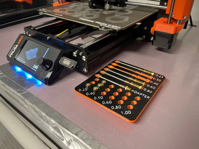 Khay Đựng Đầu Phun Nextruder Nhỏ Gọn Cho Máy In 3D Prusa - Image 2