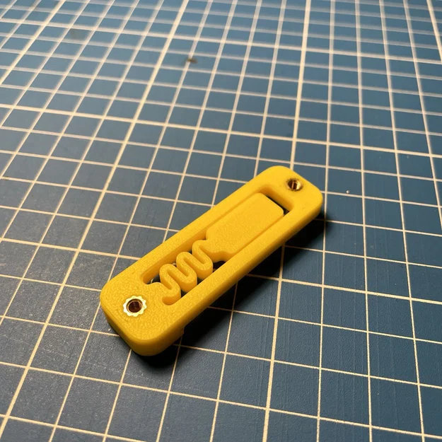 Kẹp gắn DIN Rail 35mm hỗ trợ Heat Insert chuẩn Voron (M3x5x4) - Image 1