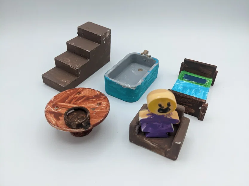Nhà Búp Bê Du Lịch Gập Mở Hoàn Chỉnh (Magnetic) - Image 9
