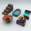 Nhà Búp Bê Du Lịch Gập Mở Hoàn Chỉnh (Magnetic) - Thumbnail 9