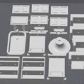 Nhà Búp Bê Du Lịch Gập Mở Hoàn Chỉnh (Magnetic) - Thumbnail 11