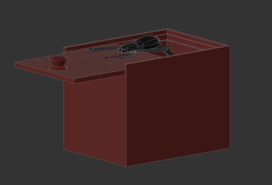 Hộp Hù Dọa Nhện 100% In 3D (Spider Scare Box) - Image 1