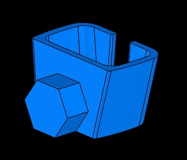 Giá treo kéo front load kèm ngàm hex nhỏ cho HSW - Image 1