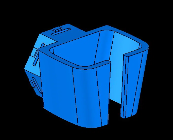 Giá cắm kéo front load gắn full size hex cho HSW - Image 1