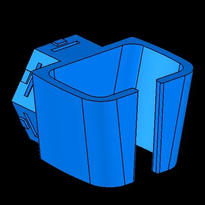 Giá cắm kéo front load gắn full size hex cho HSW